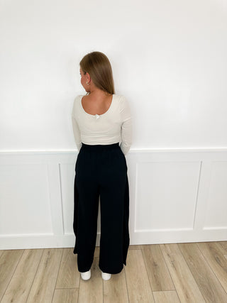 Floating Away High-Rise Lightweight Wide Leg Avery Mae Palazzo Pants