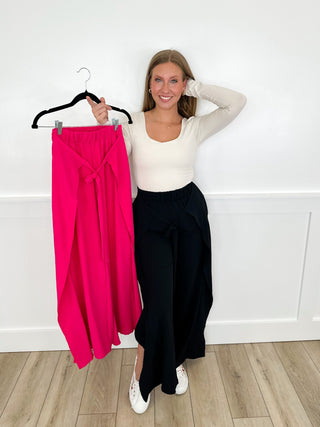 Floating Away High-Rise Lightweight Wide Leg Avery Mae Palazzo Pants