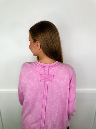 Zenana Basic Had to Be There Cotton Long Sleeve Crewneck Sweatshirt - 10 colors!