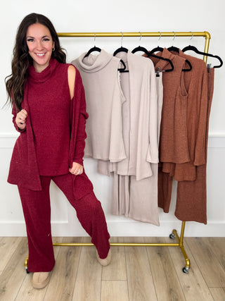 Dear Scarlett Choosing Me High Rise Knit Set - 3 colors!