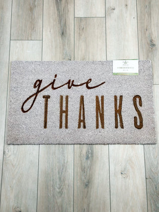 Give Thanks Doormat