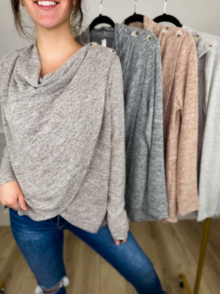 Dear Scarlett More Than Meets the Eye Long Sleeve Top - 4 colors!