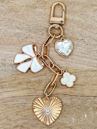 Shining Like a Diamond Gold Keychain