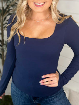 Basic Tell Me Twice Long Sleeve Avery Mae Top - 12 colors!