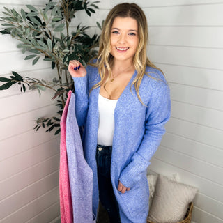 Cozy Comfort Knit Long Sleeve Avery Mae Cardigan - 3 colors!