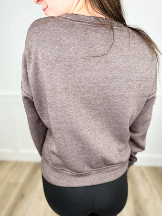 Mono B Loving the Journey Cotton Blend Long Sleeve Top - 2 colors!