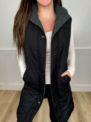 Mono B Hit the Pause Button Black Vest