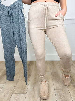 Mono B Soft Focus High Rise Joggers - 2 colors!