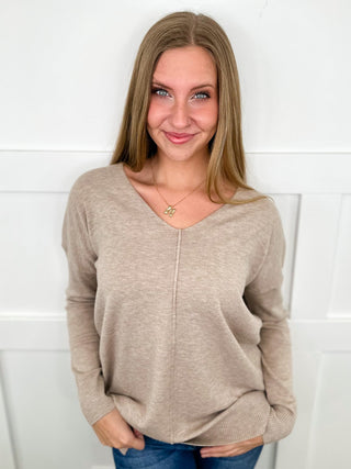 Zenana Basic Tempted By it Knit Long Sleeve Sweater Top - 11 colors!