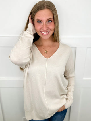 Zenana Basic Tempted By it Knit Long Sleeve Sweater Top - 11 colors!