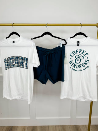 Darling Designs Cotton High Rise Avery Mae Graphic Tee Shirt & Shorts Set - 16 options!