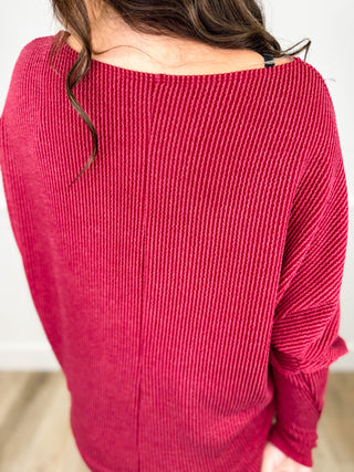 Impressing Myself Ribbed Long Sleeve Avery Mae Top - 6 colors!