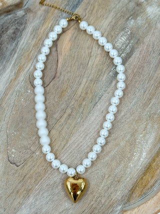 Love Drop Pearl Necklace