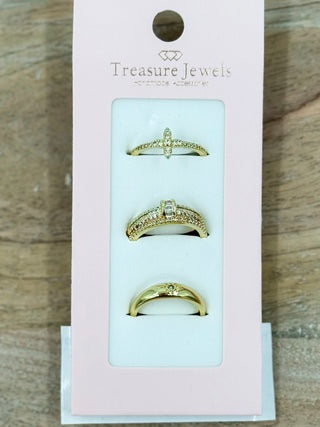 The Golden Rule Gold Ring Set