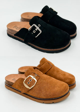 Corkys Like a Dream Faux Suede Clogs - 2 colors!