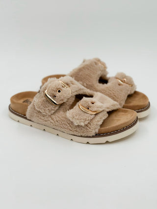 Corkys Know Your Way Sherpa Sandals