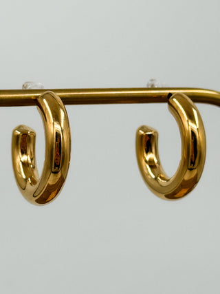 Just Right Gold Hoop Earrings