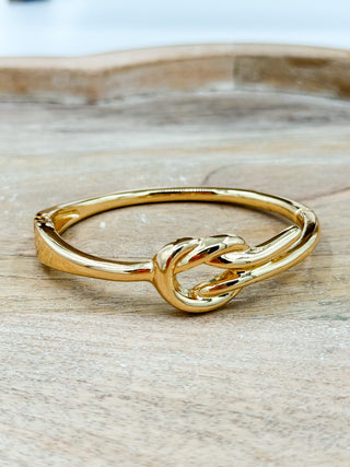 A Forever Knot Gold Bracelet