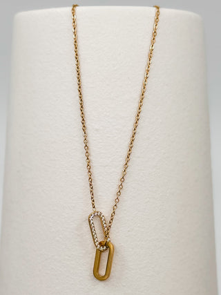 Solid Link Gold Necklace
