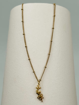 Floral Beauties Gold Birth Flower Necklace - 12 options!