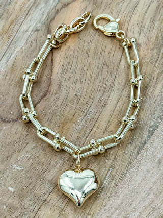 Forever Worthy Gold Charm Bracelet