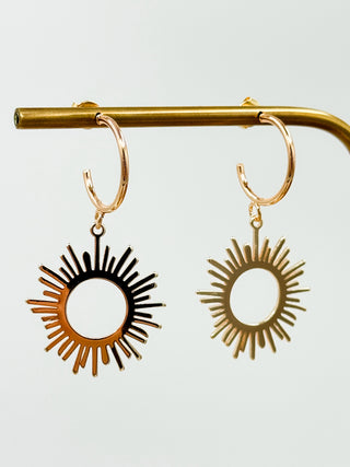 Too Busy Glowing Gold Drop Earrings