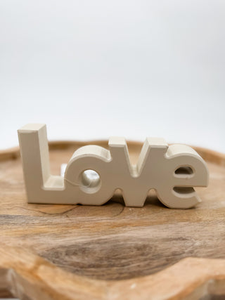 Love Always Wood Shelf Sitter