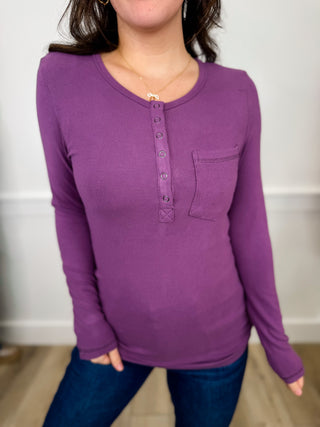 Weekend Plans Rayon Blend Long Sleeve Avery Mae Top - 5 colors!