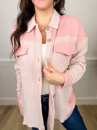 Special Days Cotton Long Sleeve Avery Mae Button Up Top - 4 colors!