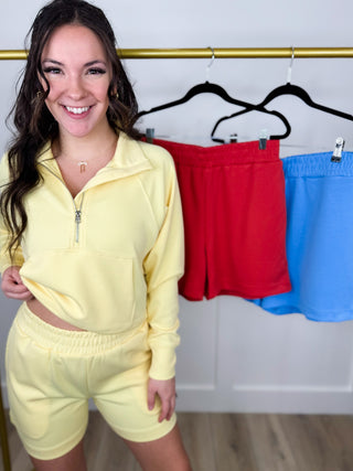 Mono B Change Their Mind High Rise Ribbed Shorts - 3 colors!