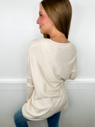 Figure it Out Knit Long Sleeve Avery Mae Sweater Top - 5 colors!