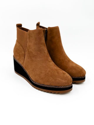 Corkys Let's Get Lost Faux Suede Wedge Booties - 4 colors!