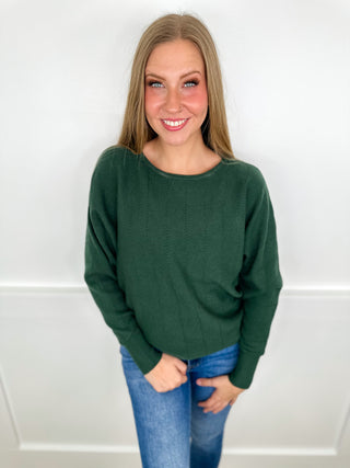 Timeless Touch Knit Long Sleeve Avery Mae Sweater Top - 4 colors!