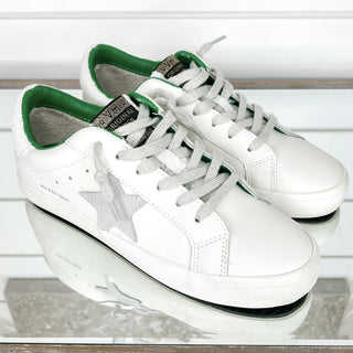 Be The Mood Vintage Havana White Leather Sneakers - 2 colors!