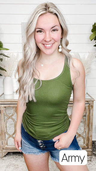 DOORBUSTER!! Zenana Basic Summer Ribbed Tank Top - 14 colors!