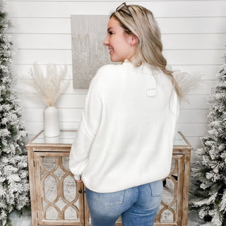 Cozy Day Out Oversized Cotton Blend Knit Sweater Top