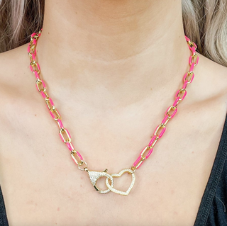 B.B. Lila Open Heart Necklace - 4 colors!