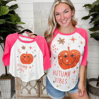 Those Autumn Vibes Neon Mommy & Me Top