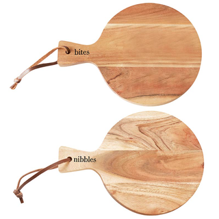 Bites and Nibbles Wooden Charcuterie Boards - 2 piece set!