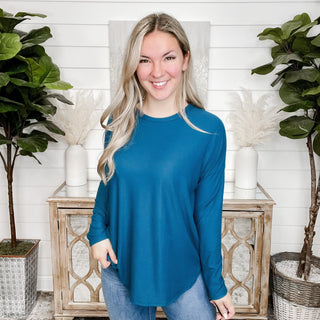 Adding Positivity Ribbed Long Sleeve Top - 9 colors!