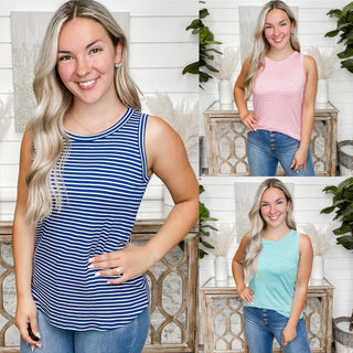 Time of Day Stripe Tank Top - 3 colors!