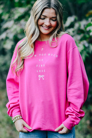 PRE-ORDERSB Go Find Less Sweatshirt