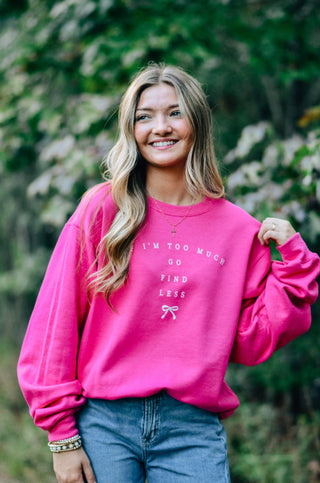 PRE-ORDERSB Go Find Less Sweatshirt