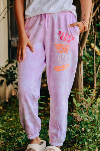 PRE-ORDERSB Beach Bum Tie Dye Patch Joggers