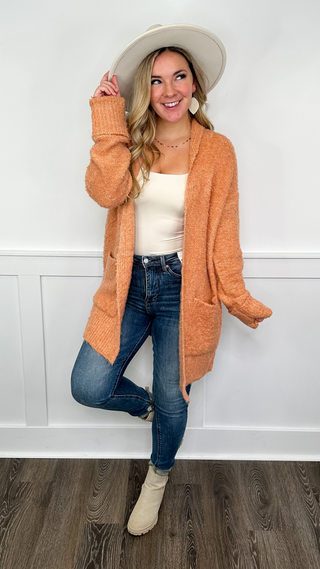 Hem & Thread Having Some Fun Knit Long Sleeve Cardigan - 2 colors!