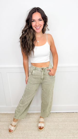 One Size Cropped Tank Top - 9 colors!