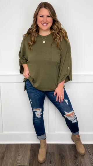 Let's Pretend 3/4 Sleeve Avery Mae Top - 8 colors!