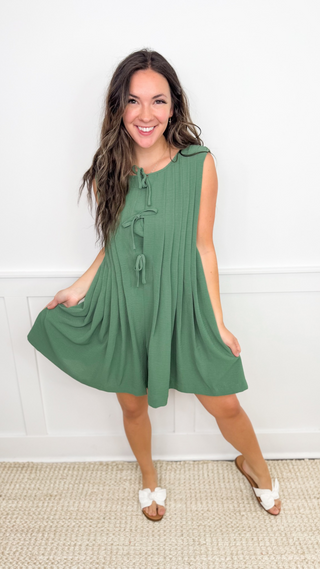Along For the Ride Green Avery Mae Romper