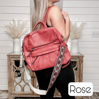 Ready as Ever Faux Leather Backpack Bag - 17 colors!