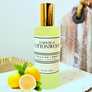 House of Cottonwood Room & Linen Spray - Sicilian Lemon